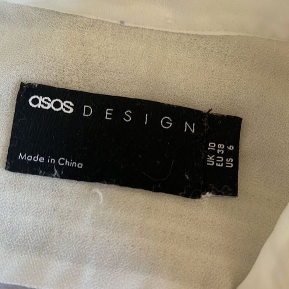 ASOS palliates top button down cream off white oversized see photos - Picture 9 of 14